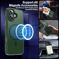 Vista 514 de MOCCA - Funda magnética resistente para iPhone XR de 6.1 pulgadas, compatible con MagSafe, funda con protección contra caídas de grado militar