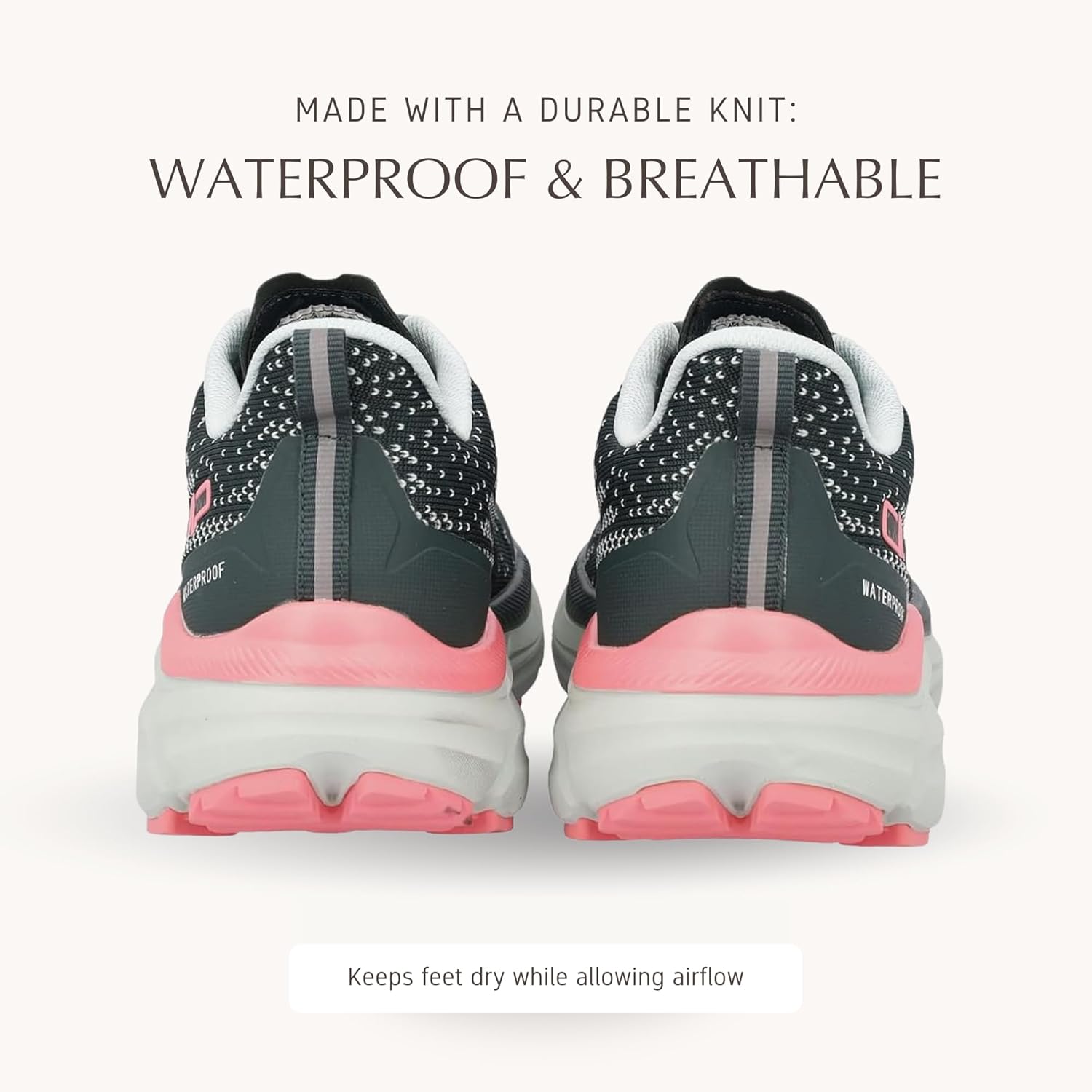 CMP RAHMSY Women’s Waterproof Multifunctional Shoes – Lightweight Knit Sneakers with FullOn Grip Sole & Cushioned Insole - Image 6