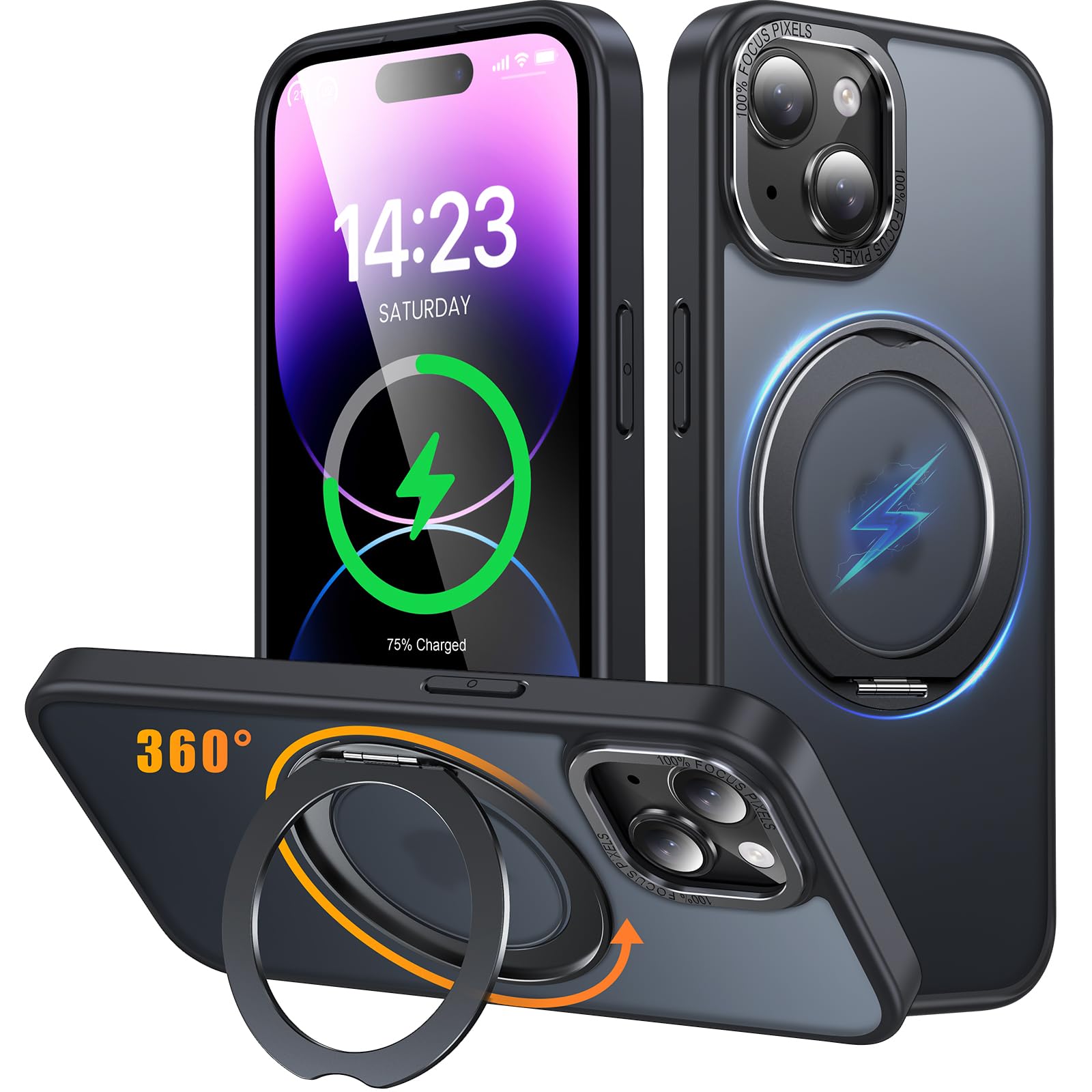 Amazon.co.jp: iPhone 14 / iPhone 13 用 ケース Magsafe対応