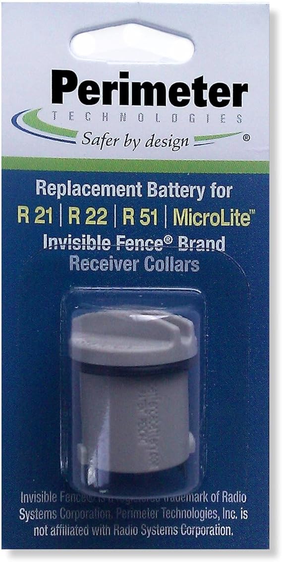 Perimeter technologies invisible fence compatible r21 and r51 dog collar battery Clearance
