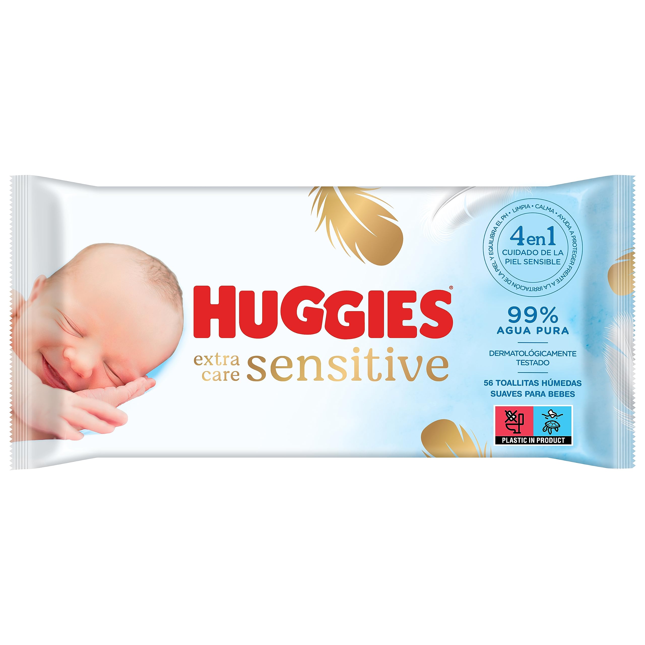 Pure ‘Extra Care' Baby Wipes, 56 Wipes