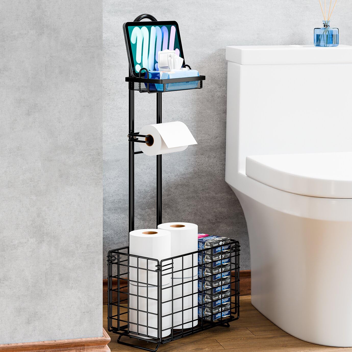 Wc Papier Halterung Ohne Bohrung Toilettenpapierhalter, Toilettenpapierhalter Aus Gebürstetem Nickel Hansgrohe Toilettenpapierhalter