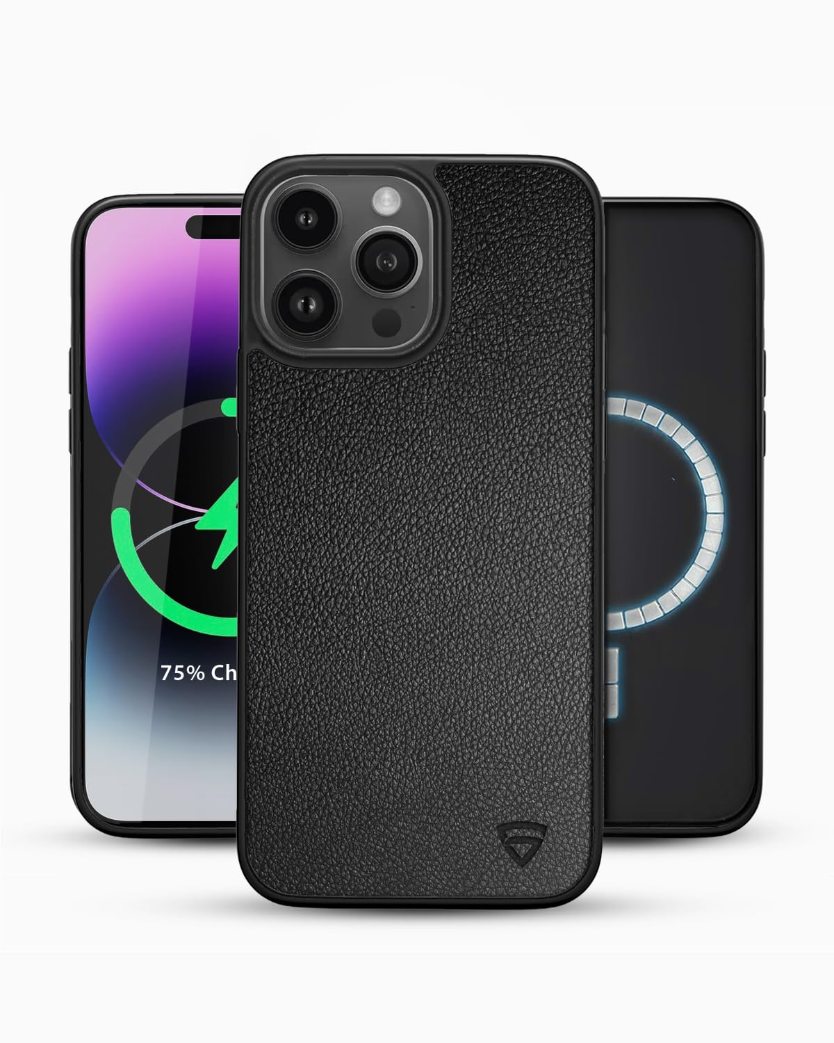 RAEGR Phone Case|Magnetic Case|Supports Mag-Safe Wireless Charging|Elements Armor Magfix Case/Cover Compatible with iPhone 15 Pro Max (6.7-Inch) 2023 - Carbon Fiber Rg10557,Black