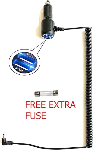 Miniatura 2 de DCPOWER Cable de alimentación en espiralrizado compatible con Cobra RAD 480i, RAD 380 Detector de radar