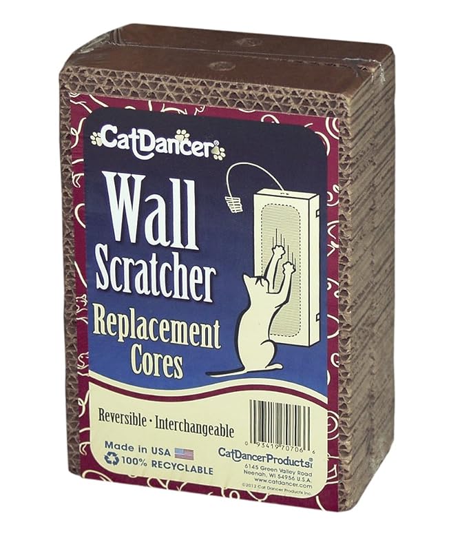 Refil de Papelão para Arranhador de Parede Cat Dancer Wall Scratcher Modelo 706, Pacote com 2 Núcleos