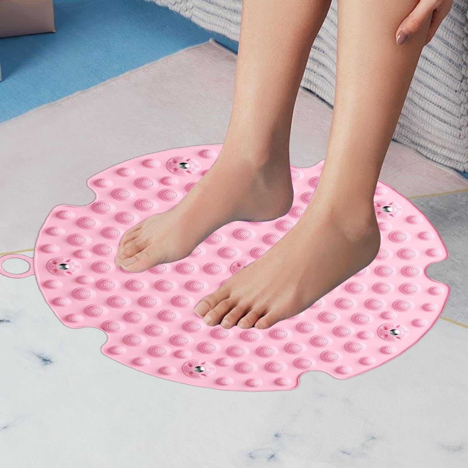 Fußdruckpunkt-Matte, große Akupunkturpunkt-Massagematte, tragbare Fußmassagematte, 20,47 PU