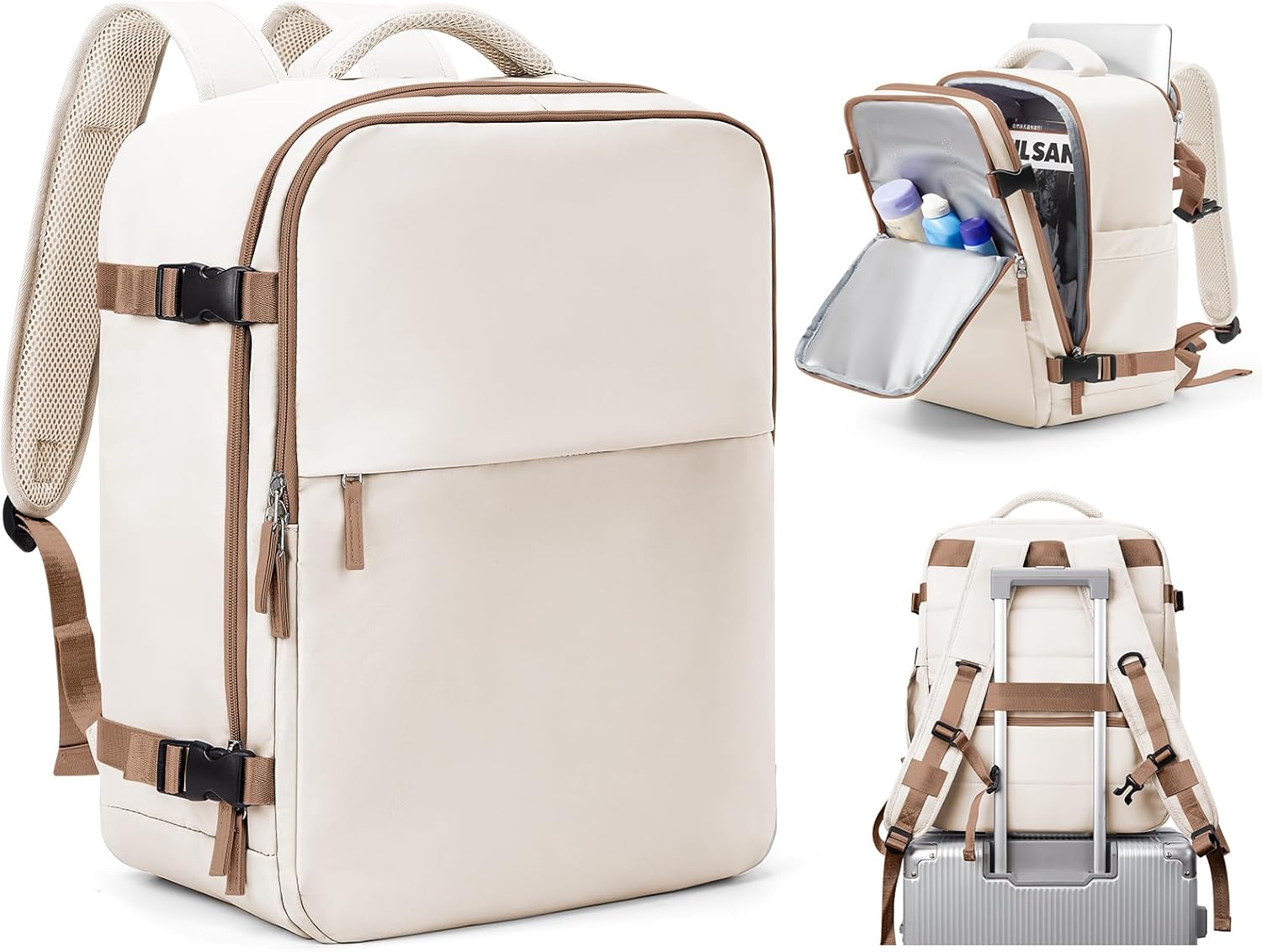 SZLX Ryanair Ryanair 40 x 30 x 20 x 20 cm Sacco per aspirapolvere con pompa Zaino da viaggio 40 x 30 x 20 x 20 cm Ryanair Borse da cabina da donna per Easyjet 45 x 36 x 20 cm Zaino da uomo per laptop 14 pollici Valigia