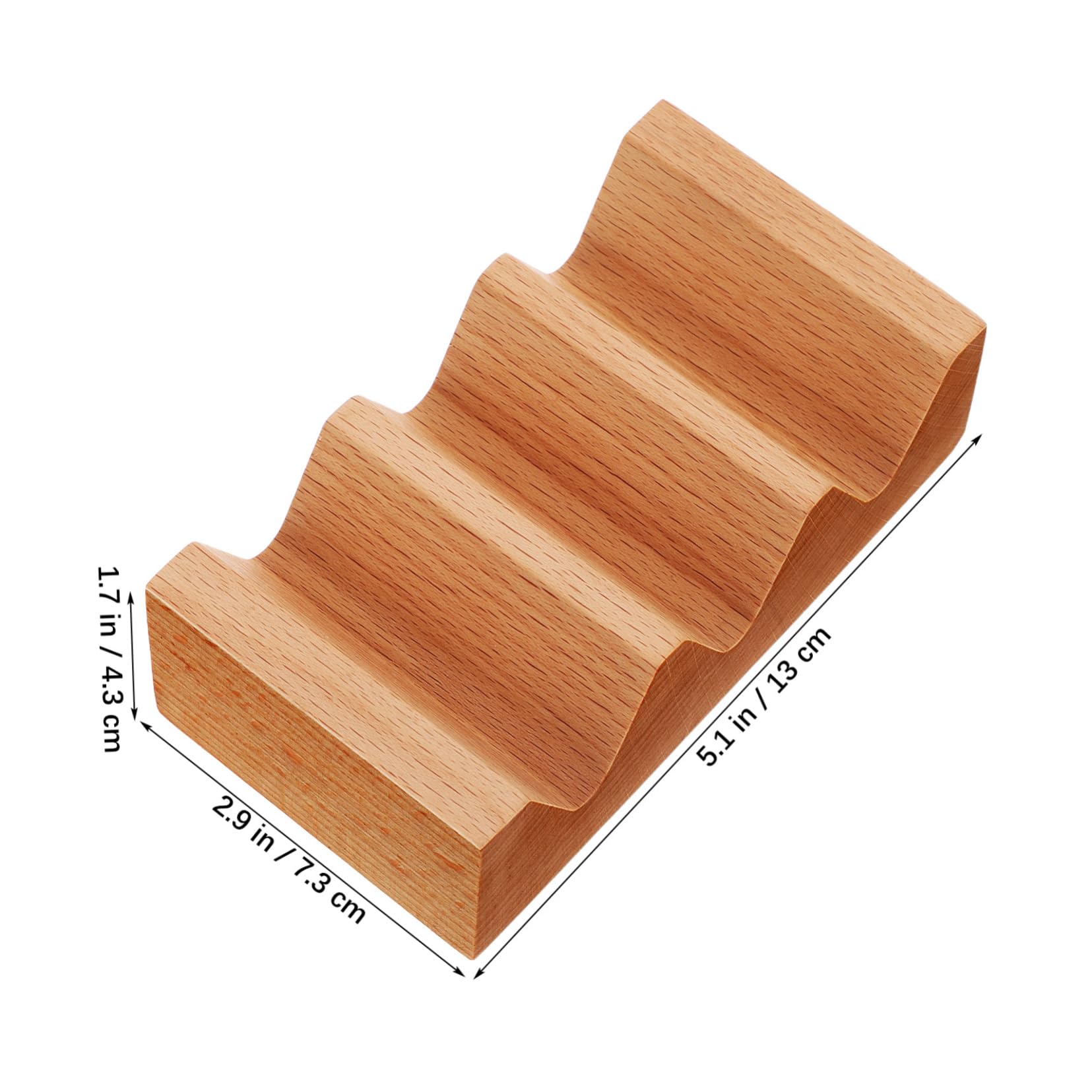Cabilock Hand-polished Wooden Sushi Holder Versatile Restaurant Serving Tray Compact Design Easy Maintenance