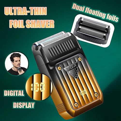 Miniatura 3 de VGR 644 cortapelos para hombres profesionales, recortadora de barba inalámbrica y afeitadoras eléctricas para hombres, kit de corte de pelo de