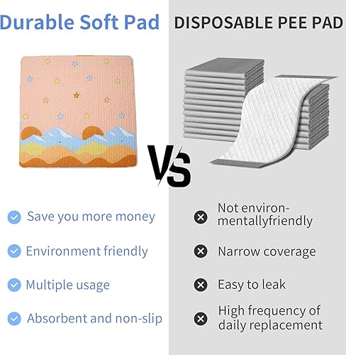 Miniatura 3 de Alfombrilla para corralito de perros y cachorros, almohadilla personalizada para jaula de perro corralito no incluido, caja reutilizable para corral