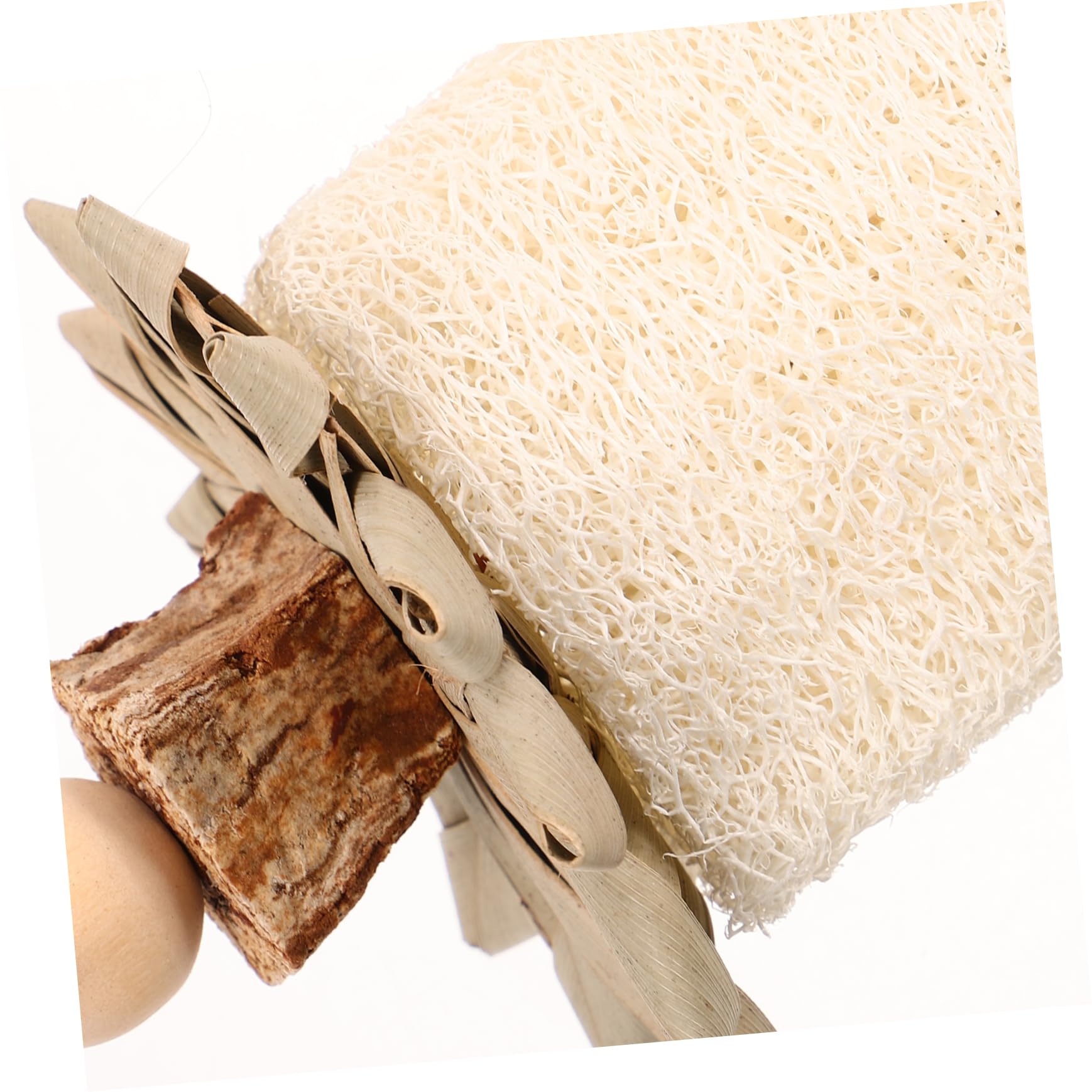 Jouet à Mâcher pour Oiseaux avec Loofah Suspendu Accessoire De pour Perroquets Et Oiseaux pour Divertissant Et