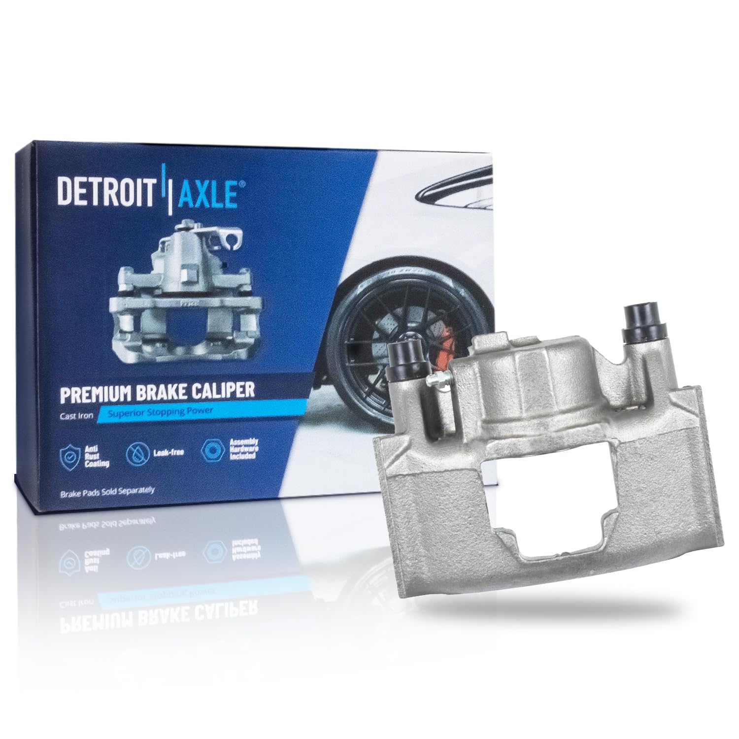 Detroit Axle - Front Right Disc Brake Caliper for 1988-1991 Chevrolet C1500