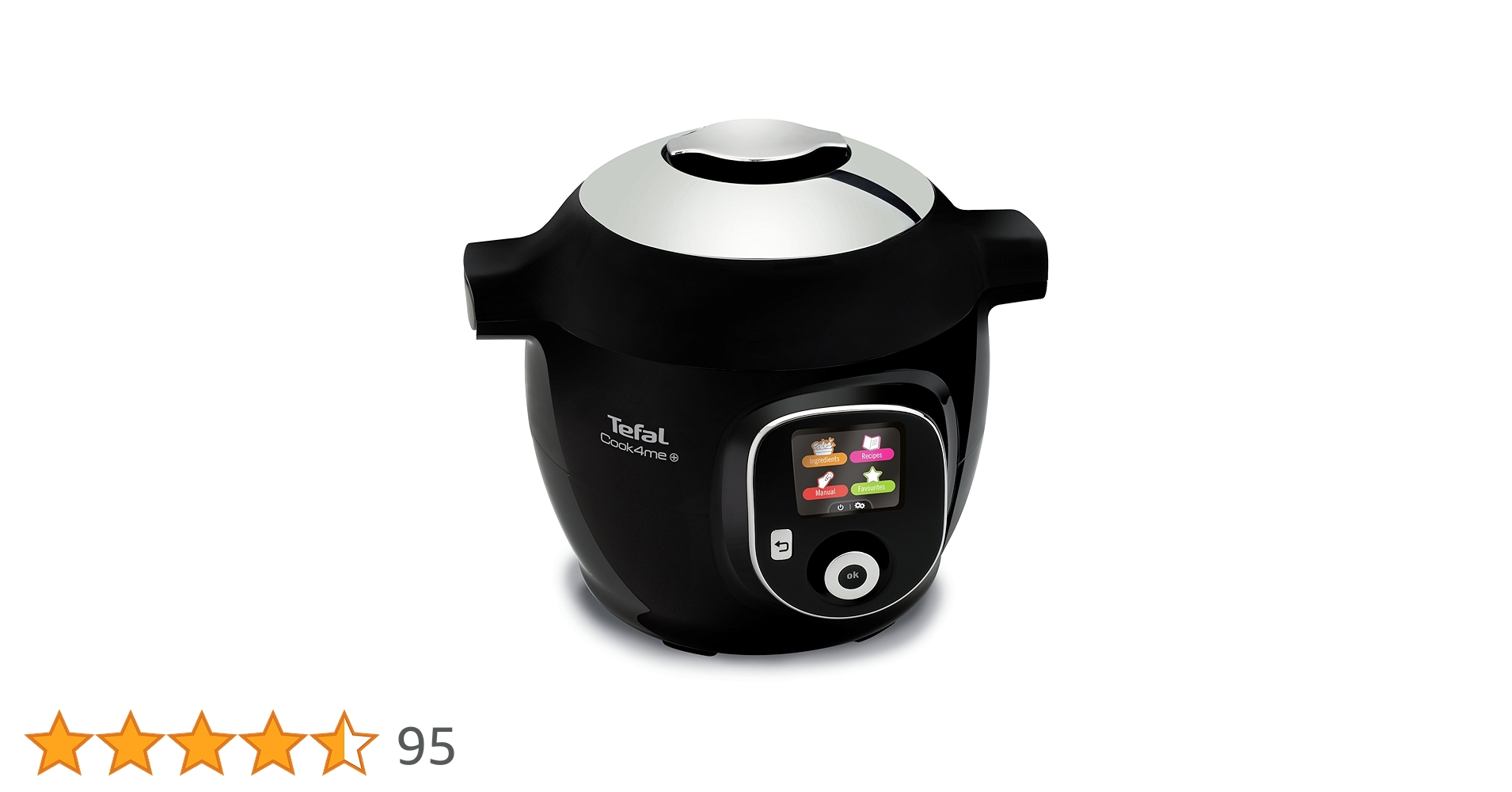【美品】T-fal Cook4me Noir 6L CY8518JP Tefal Cook4me+ Black Smart Multi Cooker and Pressure Cooker
