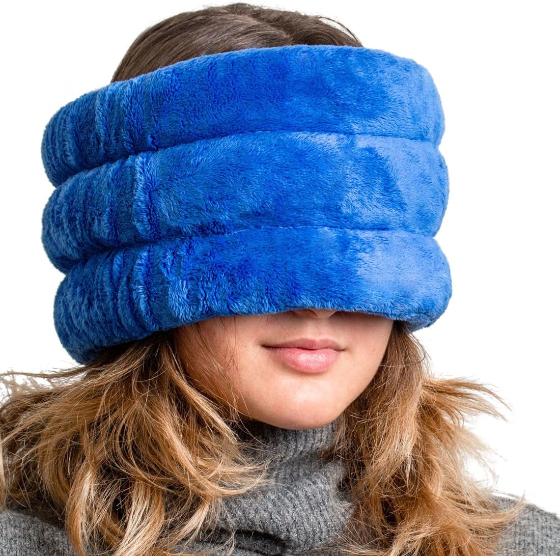 Huggaroo Microwavable Heating Pad Head & Sinus Wrap with Lavender