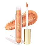City Beauty City Lips Plumping Lip Gloss Nude York - High-Shine Gloss for Fuller, Younger-Looking Lips | Hydrating & Smoothing Lip Treatment Hyaluronic Acid