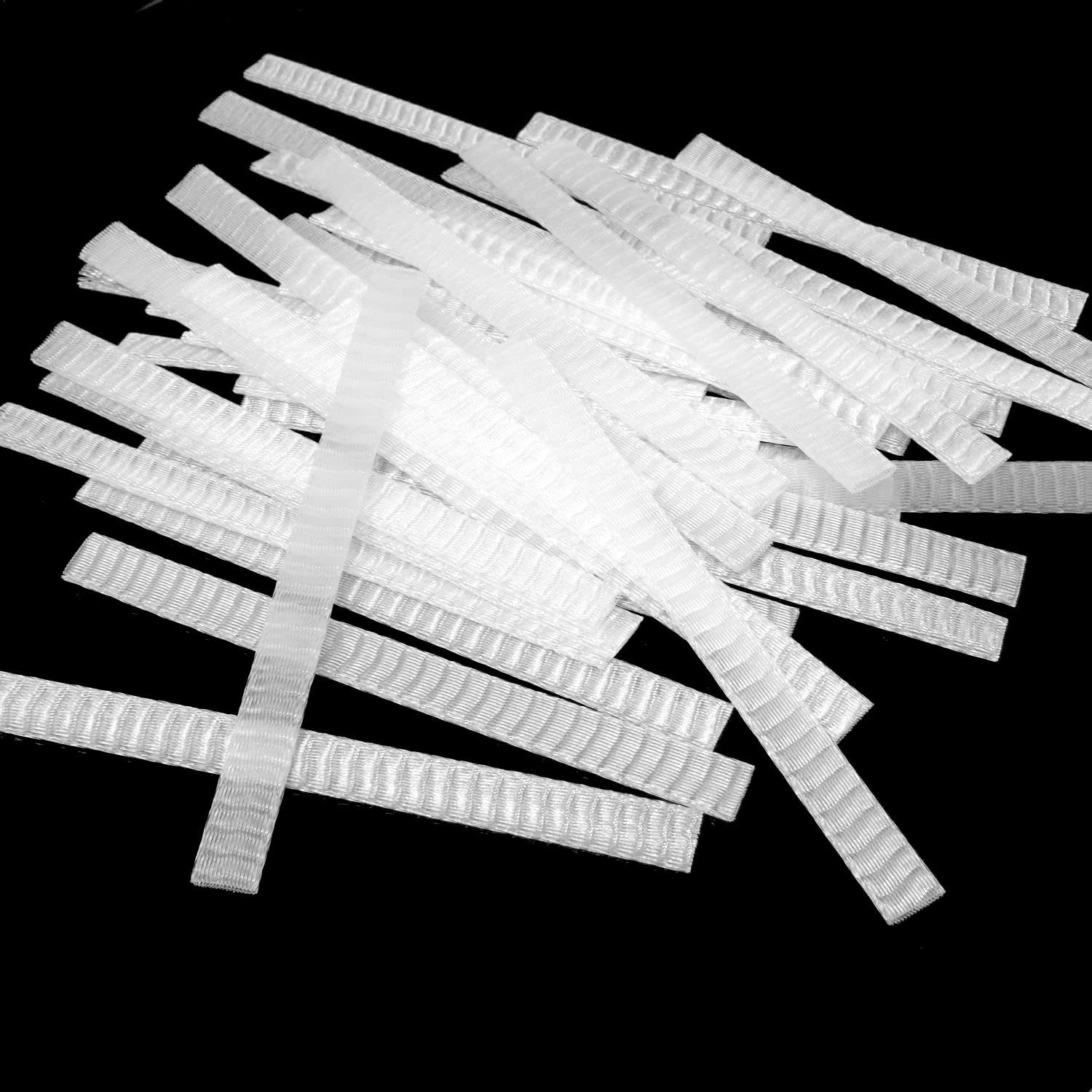 Honbay 100PCS Makeup Brush Protector Reusable Expandable Mesh Cover for Make up Brush, Paint Brush, Handbag Tassels, Bud of Rose, etc (White)-picture-13