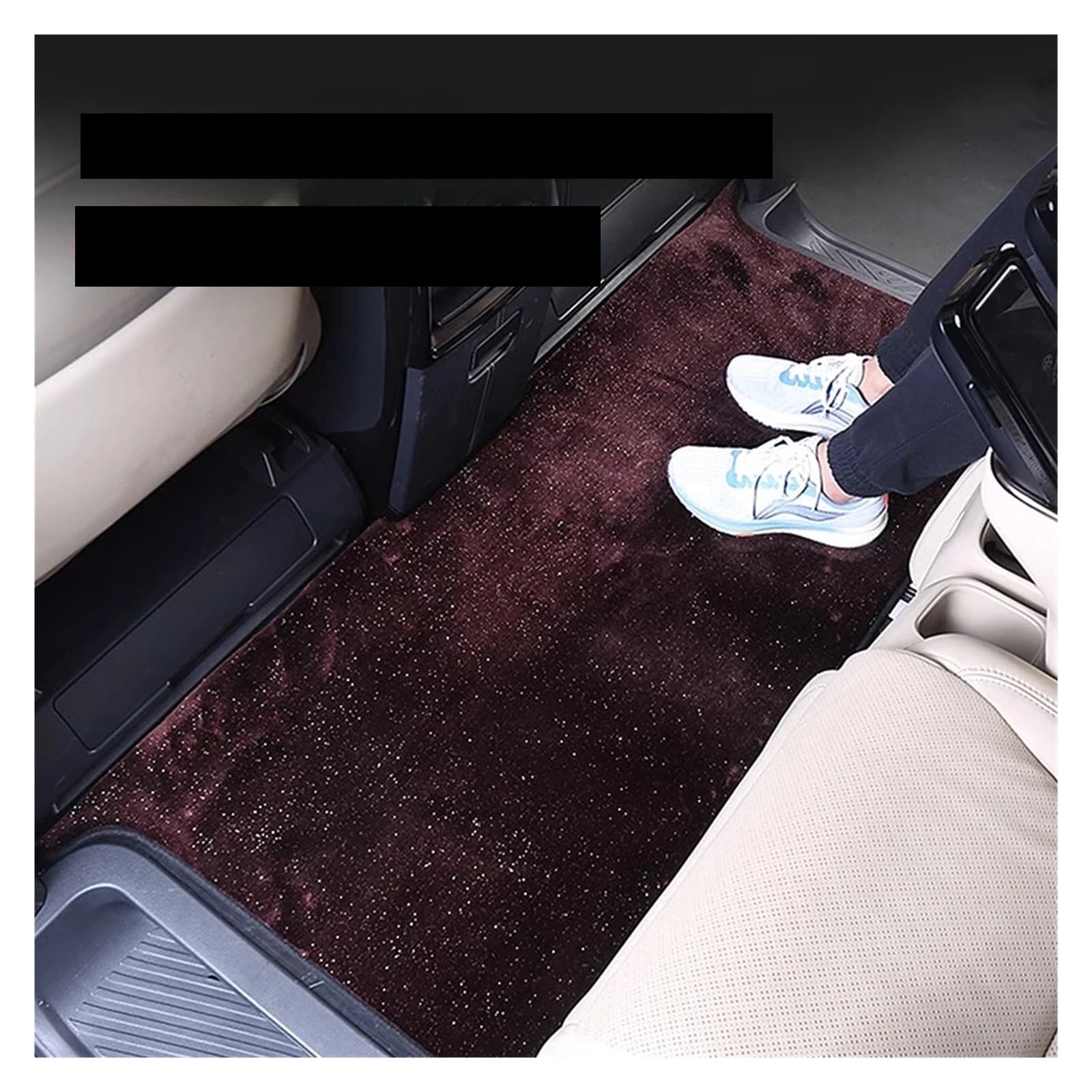 Alphard 2008-2025 Middle Row Starry Floor Mats 40 Series Crown Vellfire Wool Carpet Set - Premium Front Row — view 3