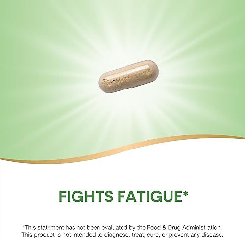 Miniatura 3 de Nature's Way, Ginseng asiático herbario premium, combate la fatiga*, 60 cápsulas