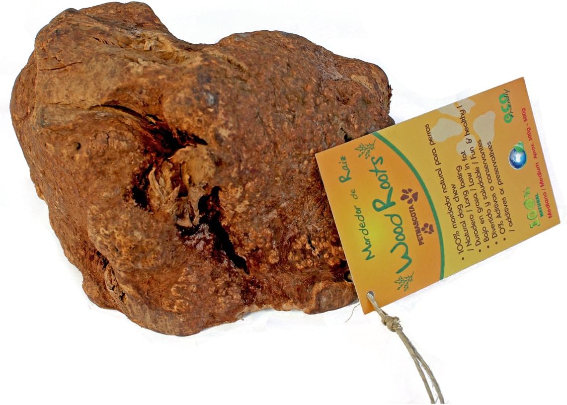 Tree Root Dog Chew Toy for Dogs - 100% natural - medium size