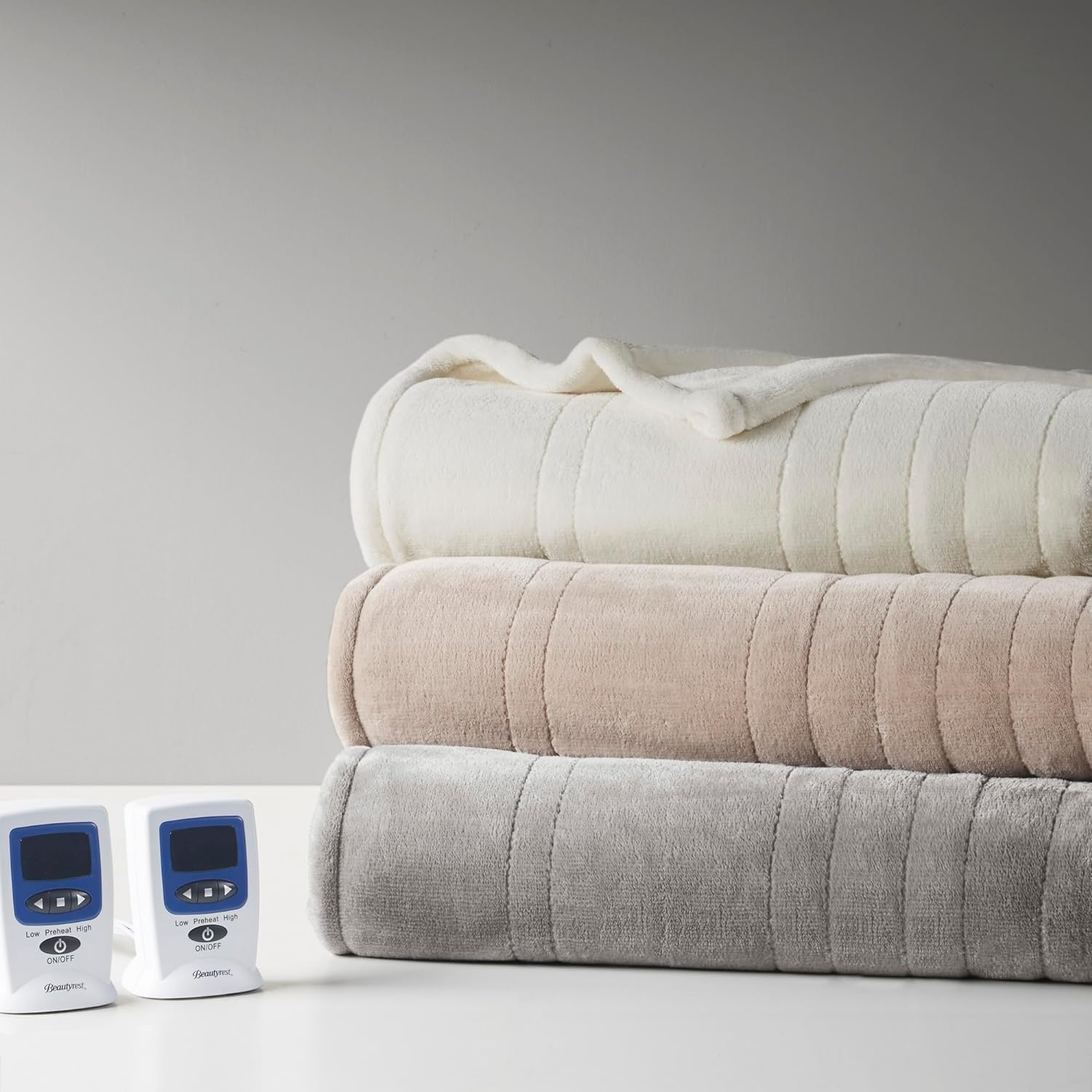 Beautyrest Heated Electric Blanket for Cold Weather, Fast Heating WiFi