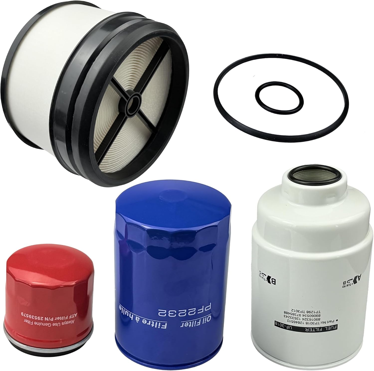 6.6L Diesel Filter Kit for 2007-2011 Silverado/Sierra 2500 3500 HD - Replace TP3018, 25839611, 29539579, PF2232