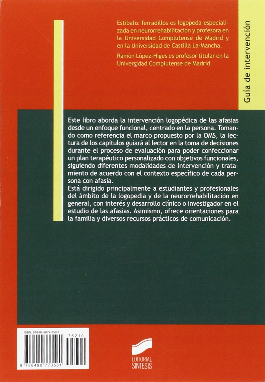 Guía de intervención logopédica en las afasias: 10 (Trastornos del Lenguaje)