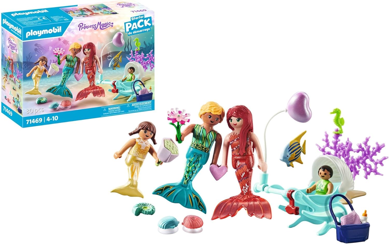 PLAYMOBIL Princess Magic 71469 Ausflug der Meerjungfrauenfamilie ab 4 Jahren