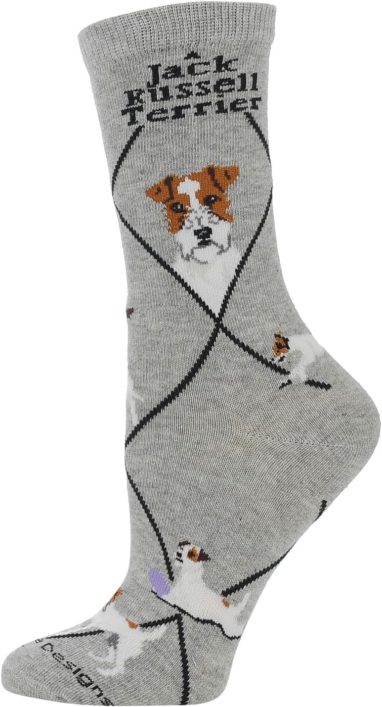 WHD Jack Russell Terrier Crew Socks for Women & Men | Gift for Dog Lovers, Cute Pet Socks - Image 4