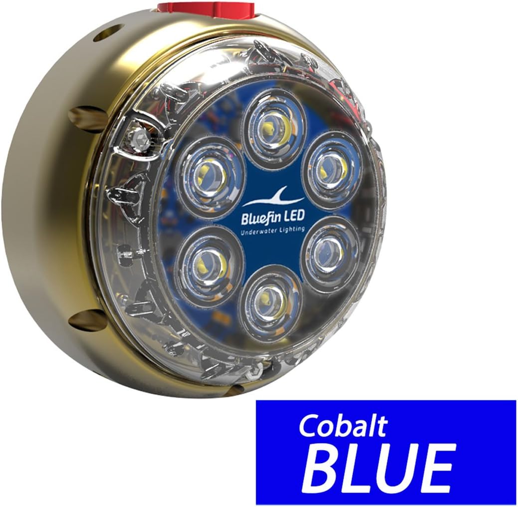 Bluefin LED DL12 Underwater Dock Light - Surface Mount - 24V - Cobalt Blue