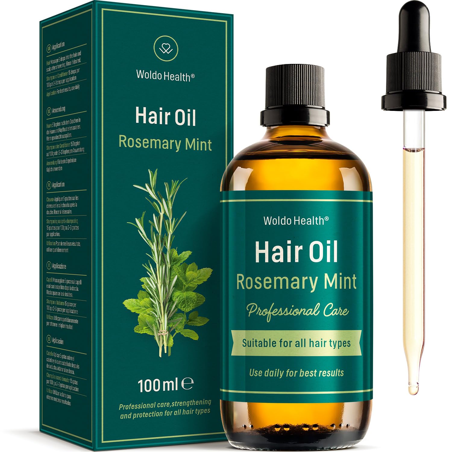 Huile Capillaire Blossity Romarin & Menthe - Neuf Sous Emballage - Soin Cheveux Naturel