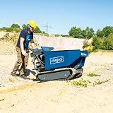 Scheppach Dumper DP5000, cassone motorizzato termico su cingoli, carico massimo 500 kg, 5,5 CV | motore 4T da 196 cm3 | 3 gradini anteriori/1 gradino posteriore | ribaltabile | carriola - 9