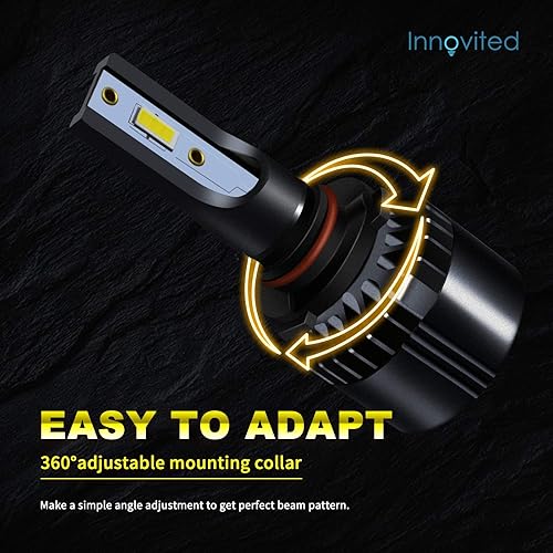 Miniatura 5 de Bombillas LED H139008, 60 W, 20000 lúmenes, 6000 K, luz blanca brillante o luces antiniebla, impermeable, instalación rápida, paquete de 2