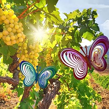 ❣️未使用❣️鳥よけ反射板蝶型吊り下げ式立体デザイン鳥害対策鳩カラス畑家庭菜園 Amazon.co.jp: 鳥よけ 反射板 蝶型 吊り下げ式 立体デザイン 鳥