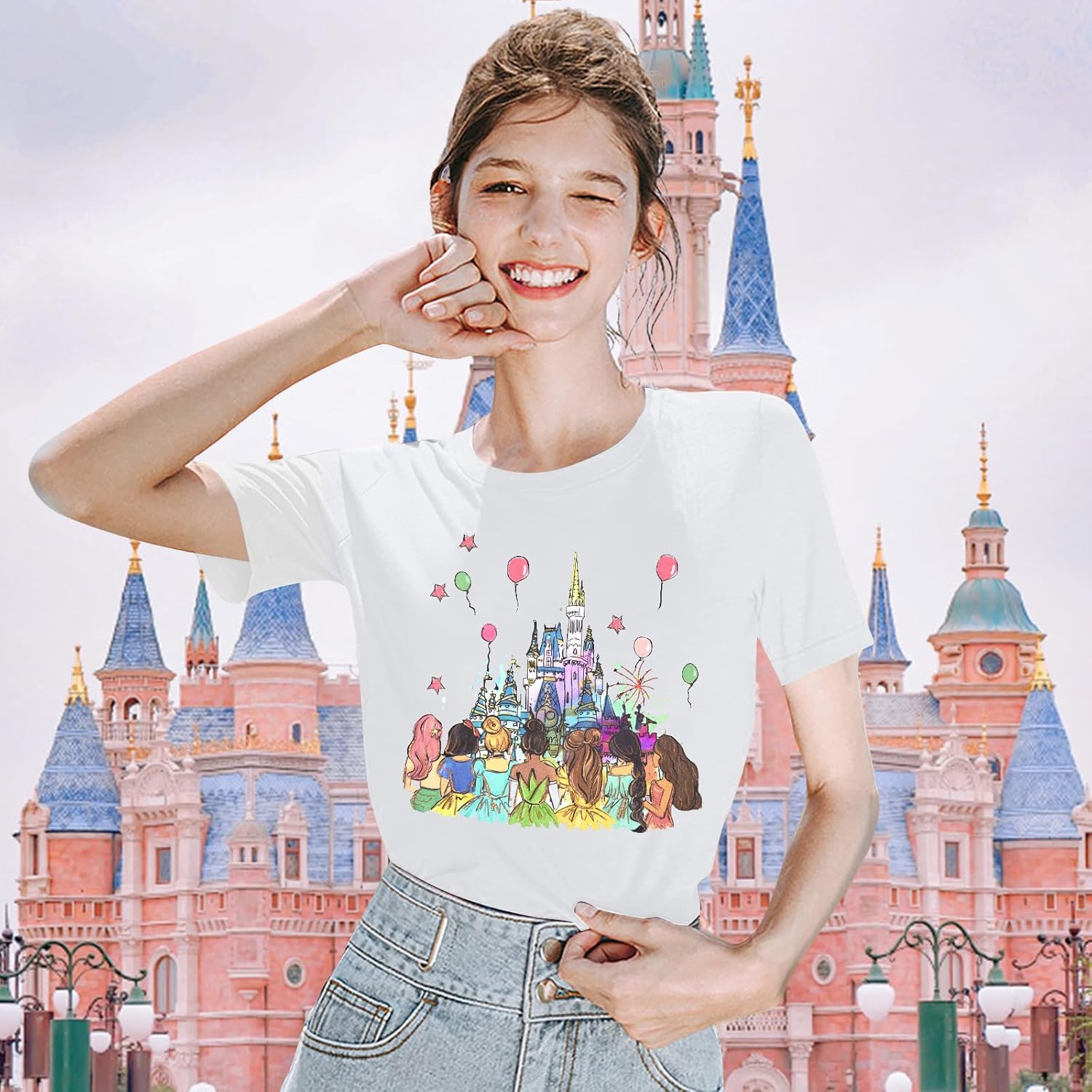 Magical Shirt for Women: Magic Kingdom Princess Tshirt Princess Shirt Family Vacation Trip Tee - Image 4