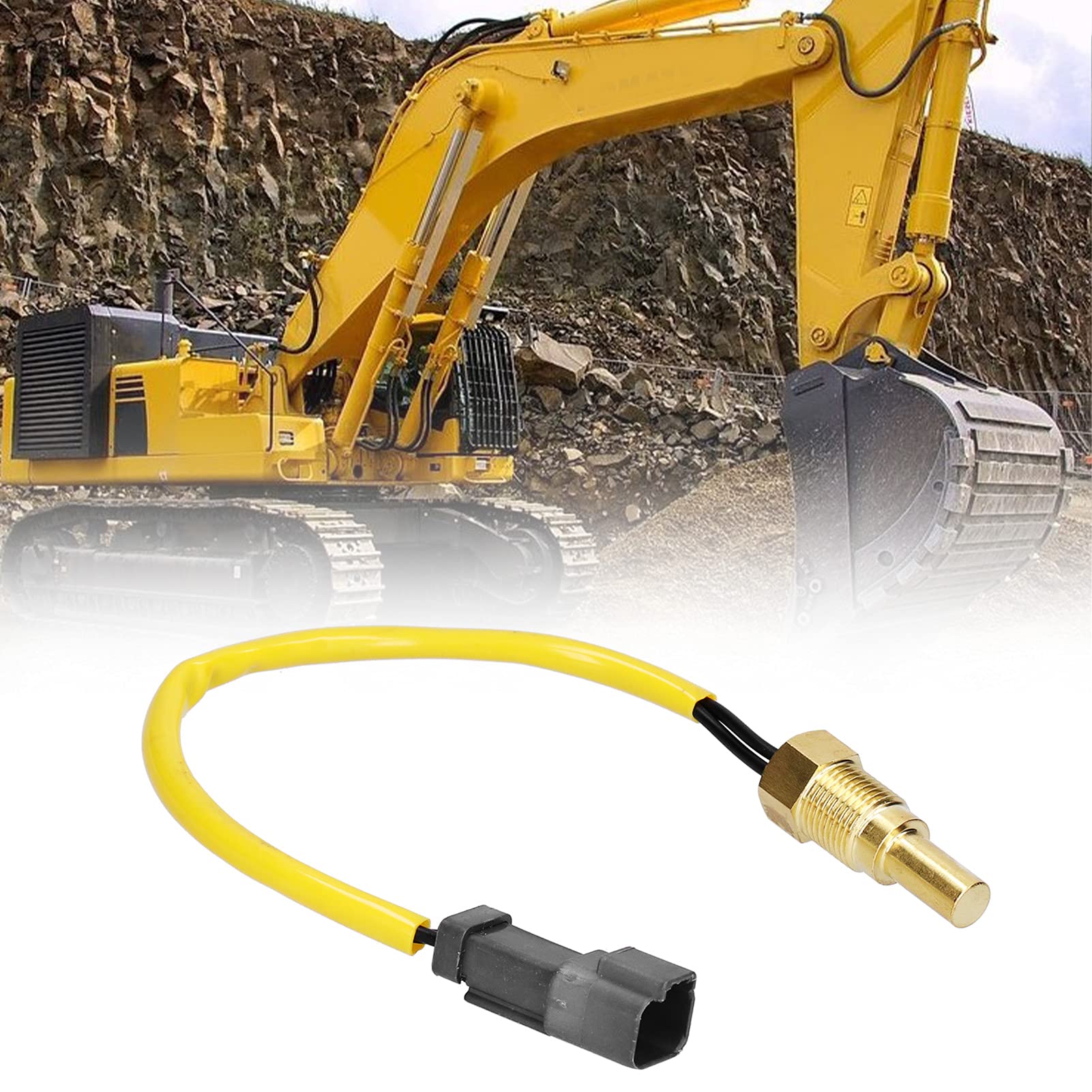 Fictory 7861-93-3320 Transducteur de température d'eau de rechange pour excavatrice Komatsu, transducteur de température d'eau