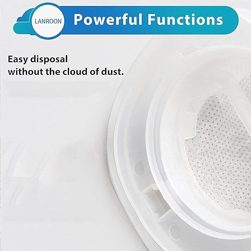 Miniatura 5 de Filtro HNVCF10 compatible con aspiradoras de mano Black and Decker, HNVC215BW52, HNVC215B10, HNVC115J06, HNVC115B22 (paquete de 6)