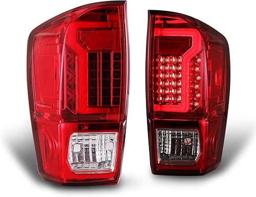Miniatura 44 de WOLFSTORM LED Tail Light Fit for 2016-2023 Toyota Tacoma, 2016-2013 Toyota Tacoma Tail Light Replacement Assembly,1 Pair(Clear Lens)