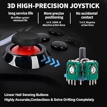 Amazon.com: ROTOMOON Wireless Game Controller with LED