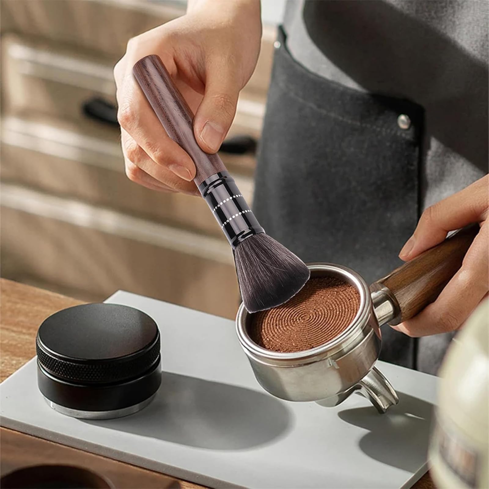 ARTIBETTER Set 3 Spazzole Per Macchina Per Caffè - 4