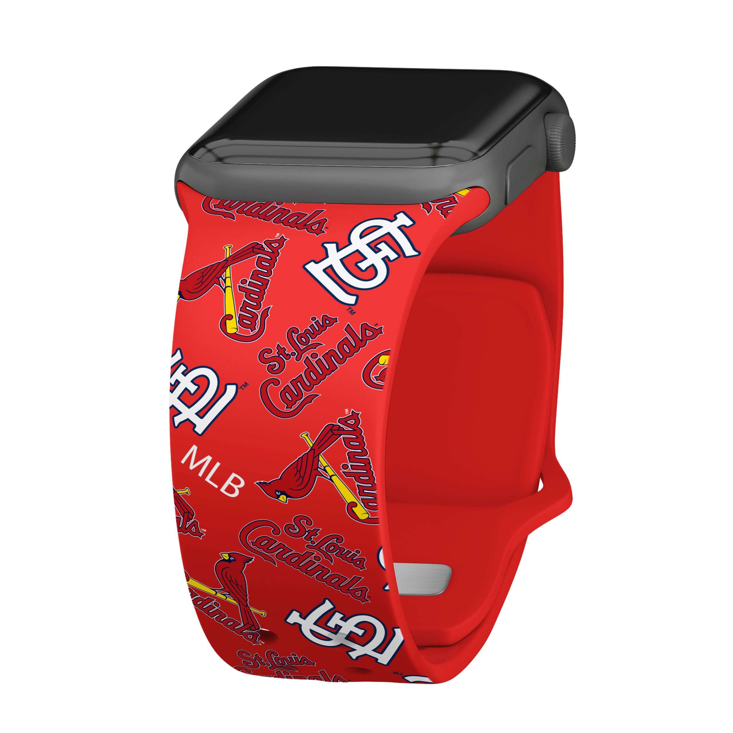 Game Time St Louis Cardinals HD Combo Package Compatible with Apple Watch and AirPods Pro (Random 42/44/45mm Short)