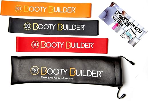 Booty Builder Resistance Bands for Legs and Butt | Pull Up Assistance Band, Booty Bands, Exercise Bands Set, Hip Bands, Workout Bands | Elastic Resistance Loop Bands, Anti Slip Circle Fitness Band