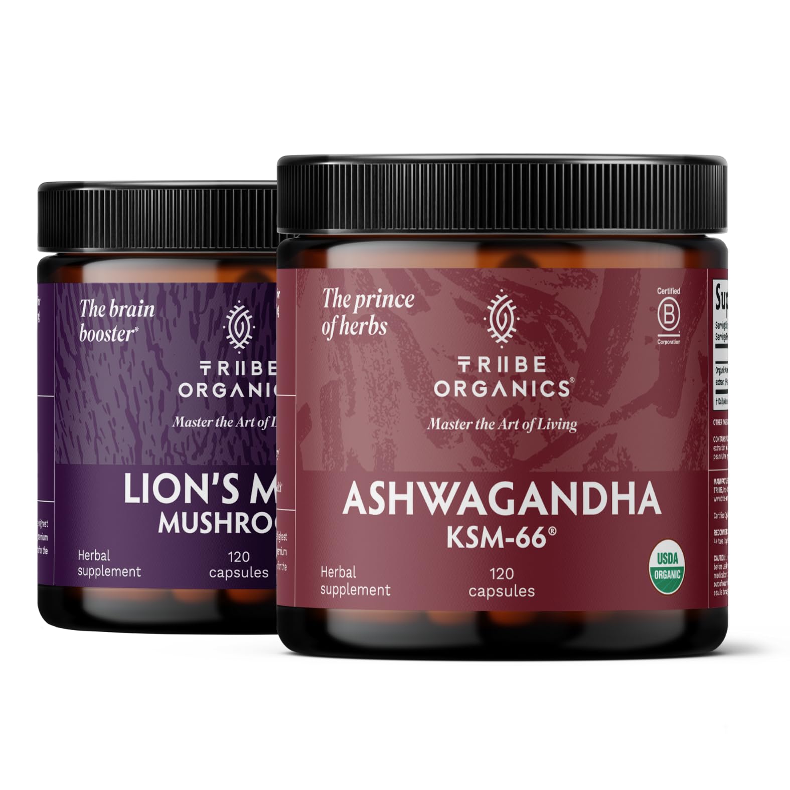 Amazon.com: TRIBE ORGANICS NOOTROPIC Duo - KSM66 Ashwagandha +