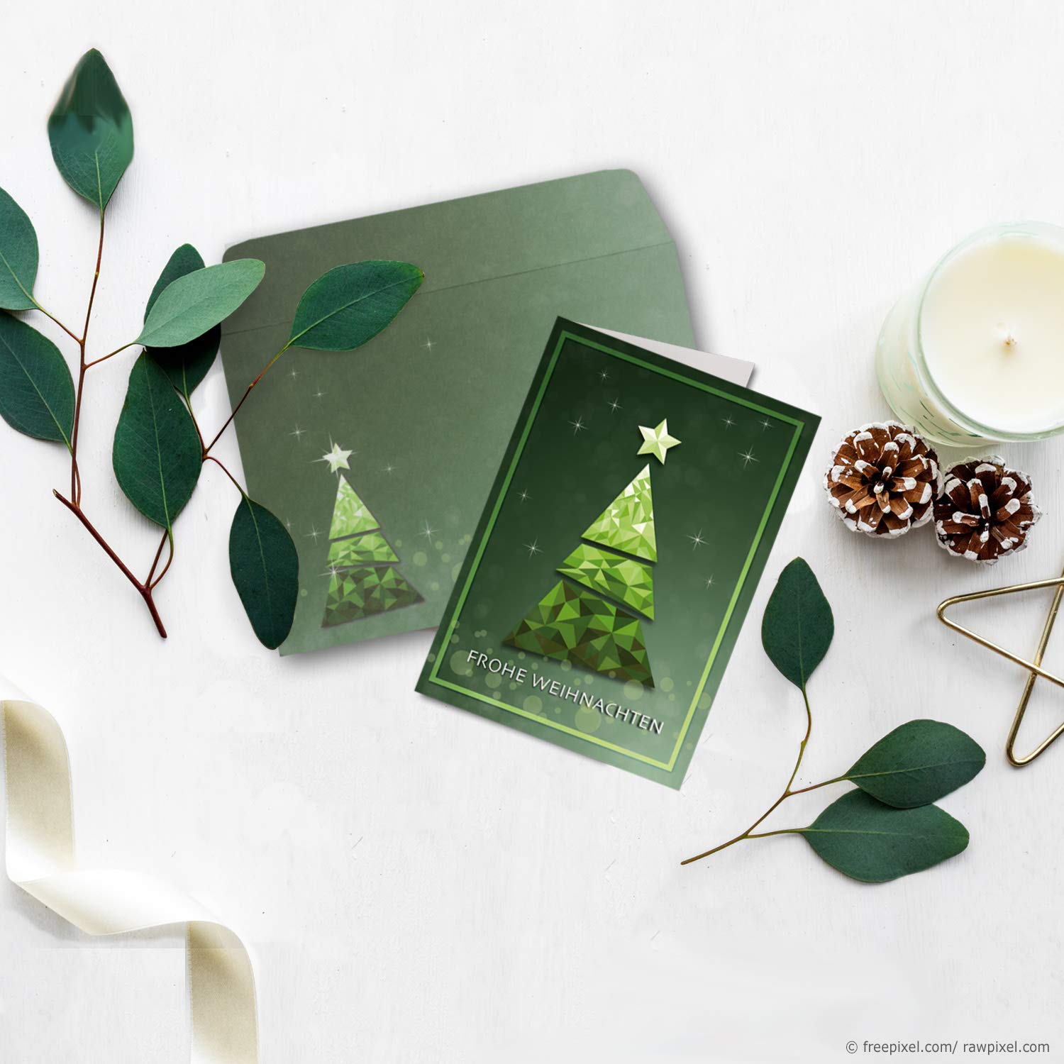 Biglietti Di Natale Eleganti Con Buste In Kraft, Set Da 20 Pezzi Formato A6 – Moderni E Semplici Per Auguri Personali O Aziendali - 6
