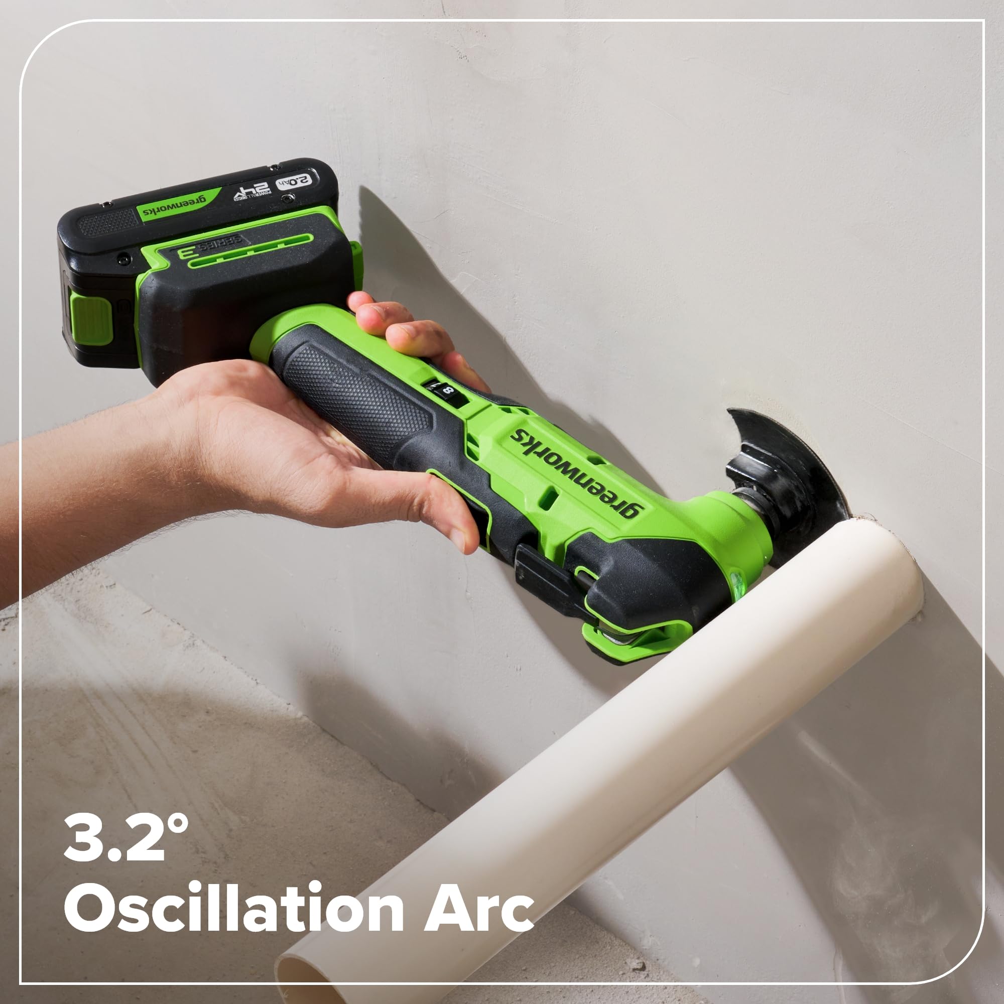 Greenworks 24V combo trapano avvitatore a percussione sega circolare alternativa a calare utensile multifunzione levigatrice torcia