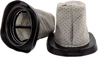 HQRP 2-pack Dust Cup Filter Replacement for Dirt Devil F25 F-25 2SV1102000 3SV0980000 compatible with Dirt Devil SD20000 Simpli-Stik / 083405 M083405 Versa Power Stick Vac Vacuum Cleaner