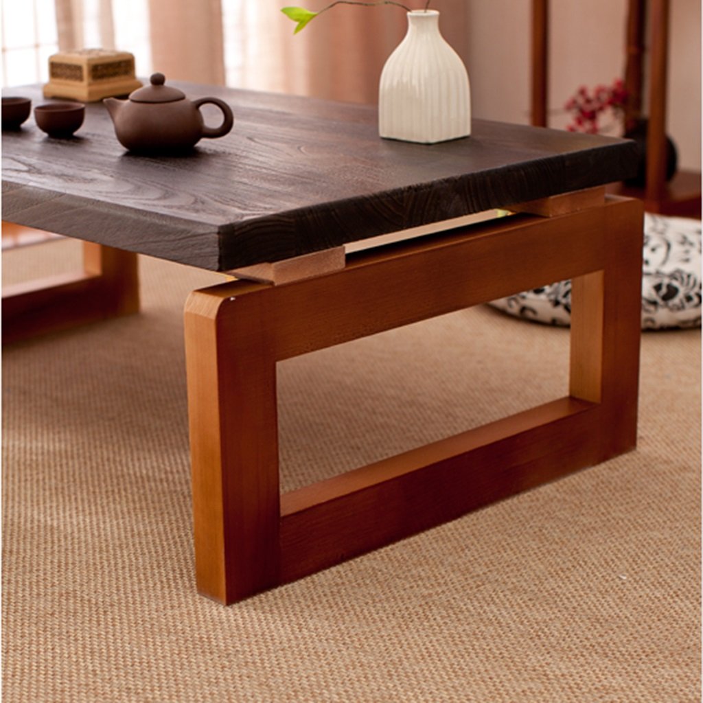 Table Basse Pliante Tables Basses Japonaise pour Salon for Tatami, Living Room, Balcony, Bay Window