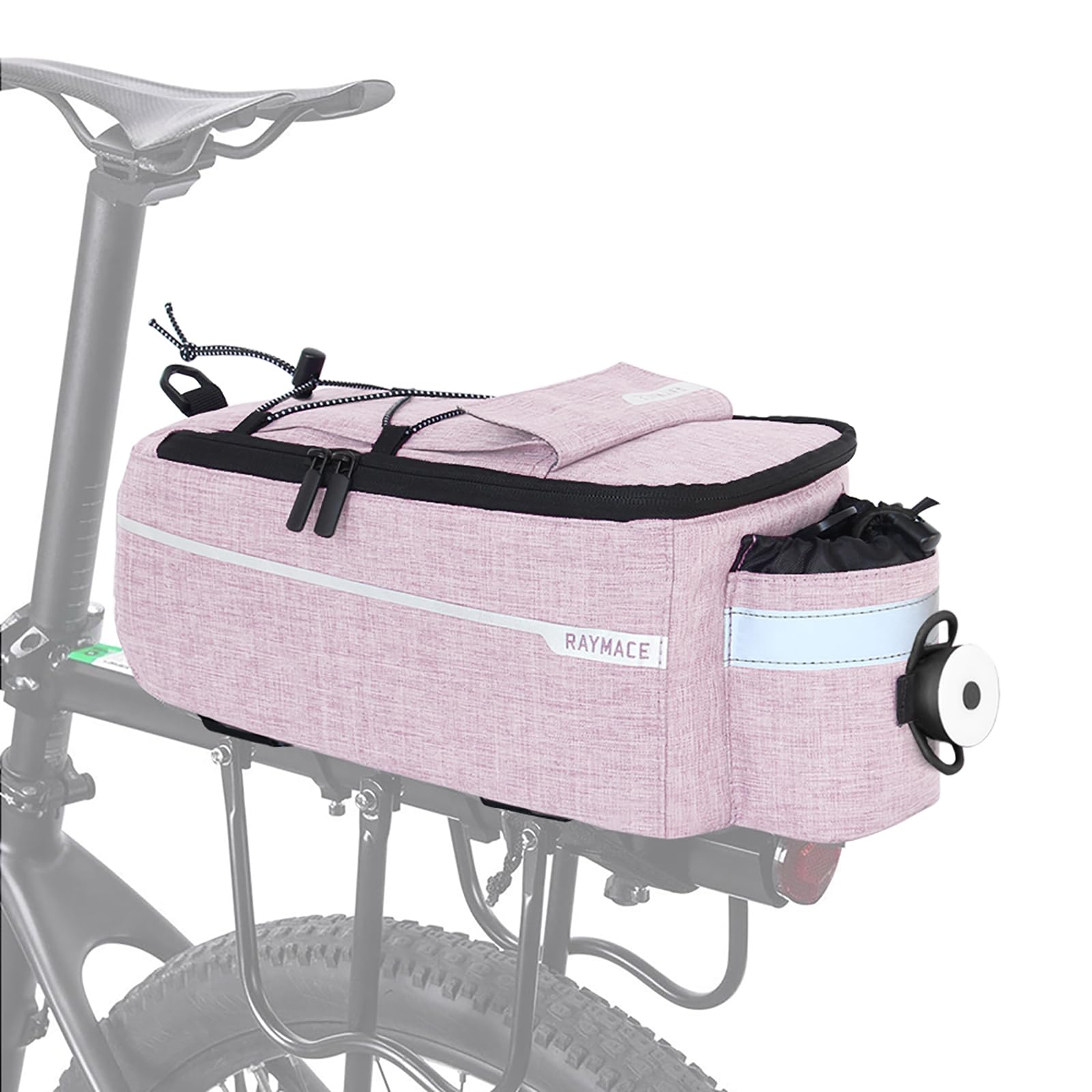 RAYMACE Gepäckträgertasche – isolierte Fahrrad-Kühltasche mit Rücklicht
