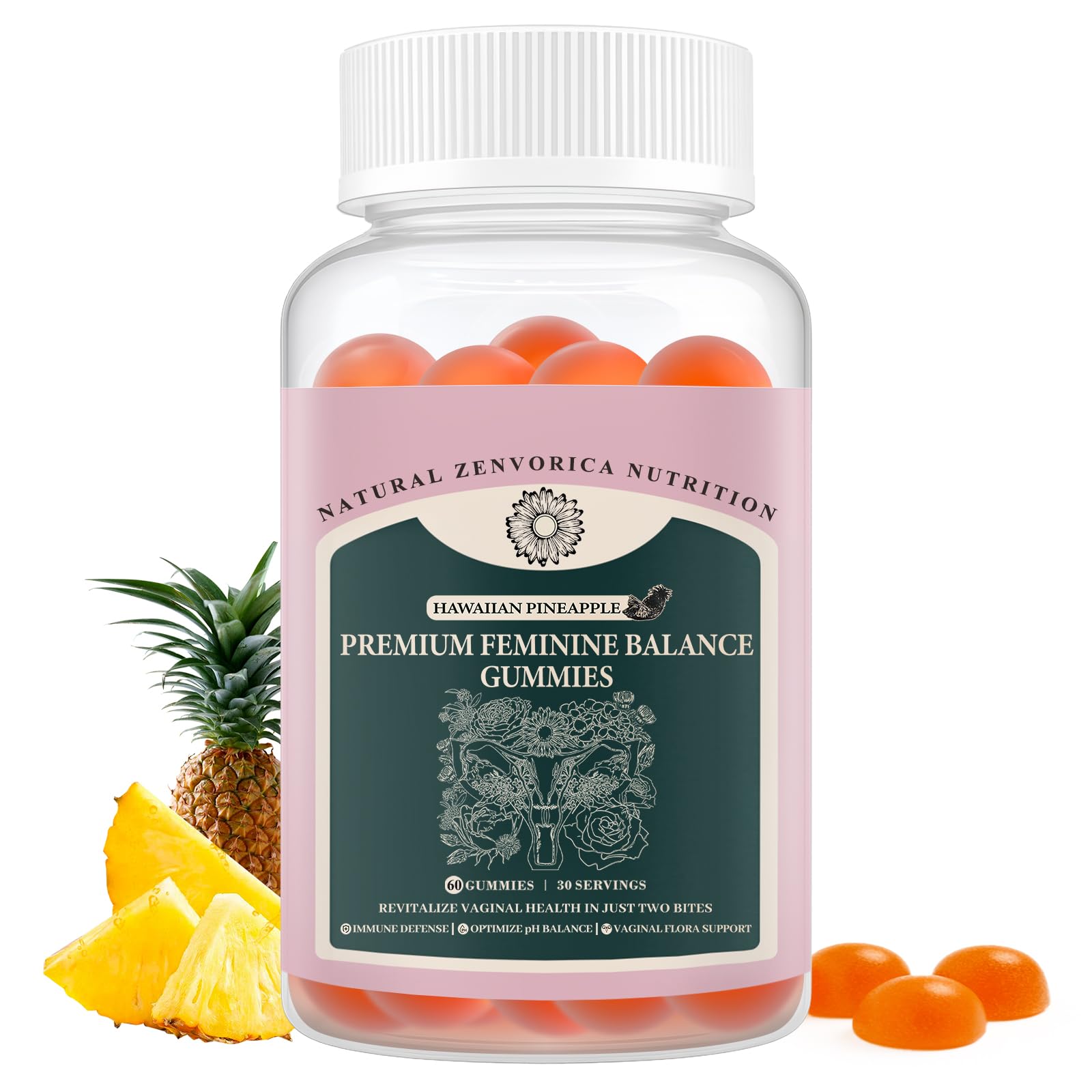 Amazon.com: Zenvorica Premium Feminine Balance Gummies for Women