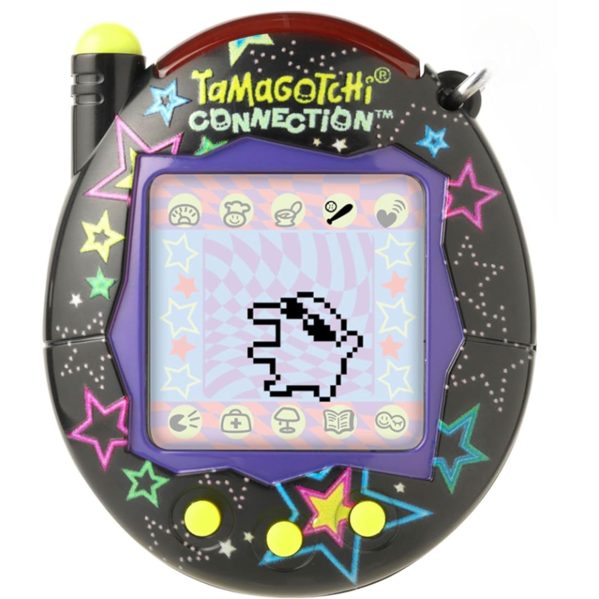 TAMAGOTCHI Bandai Connection Digital Pet Neon Stars Shell