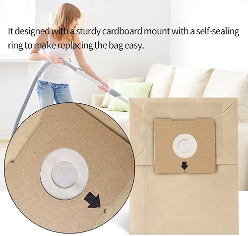 Miniatura 3 de Bolsas de repuesto compatibles con Bissell Zing Vacuum Modelo 4122 Series, 2154A, 2154W, comparado con el número de pieza 2138425, 213-8425 (paquete